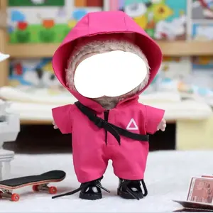 Master Korean Game Labubu Anime Costume Cosplay 17cm Doll Clothes