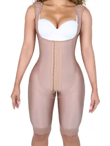 Deborah - Full Body Triconet Colombian Faja Medium Compression Shapewear with Padded Straps & Three Levels of Adjustment