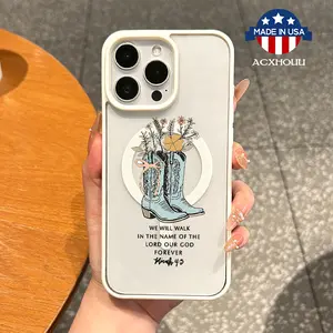 Premium Magnetic Case for iPhone11/12/13/14/15/16/promax Western Faith MagSafe Ready,Anti-Fall,Ultra-Thin Design|Perfect for Everyday Use