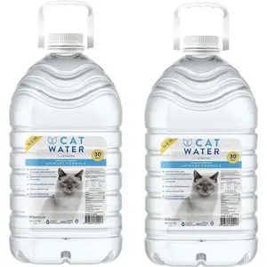 PH-Balanced Mineral-Free Cat Hydration| Clinically Proven Urinary Support Formula| Helps Prevent FLUTD & Urinary Issues| Clear Cat Water Supplement| 135.2 oz, 2-Pack for Daily Use cat litter shovel odor  free  cat  litter  box cat  products  we  love