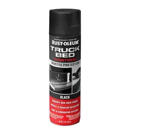 Truck Bed Coating Spray, 15 oz Black Protective Automotive Coating for Metal Truck Beds, Textured Finish for Scratch and Rust Resistant Surface Coverage