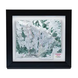 Jackson Hole Ski Resort 3D Raised Relief Map