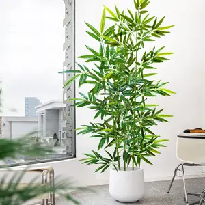 120-170-240cm/94.48in Artificial Green Bamboo Leaves, Fake Branch Plants, Suitable for Home,  Office Decoration