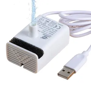 Cat Water Dispenser Replacement Pump, Automatic Water Feeder, LED Light Power off Design, Ultra-Quiet Filtration, Compatible with 2.2L/3.2L/4L Pet Water Fountains