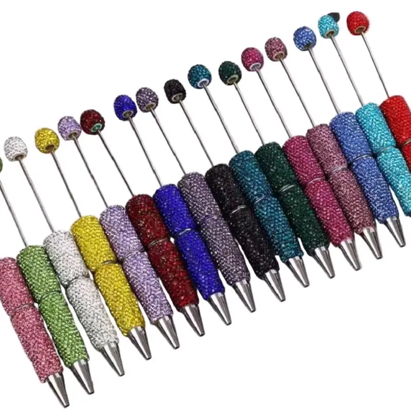 10PC Mix Beadable Rhinestone Pens