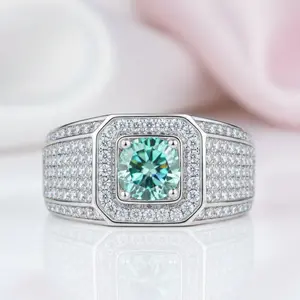 1.0ct Brilliant Round Men's Diamond Option Ring