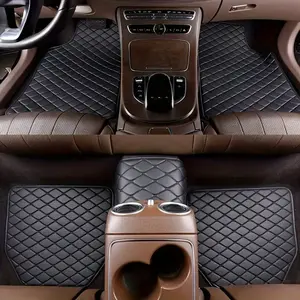 5pcs Car Floor Mats, Universal Waterproof Front & Rear Seat Mats, PU Leather Car Interior Accessories, Boy & Girl Gifts
