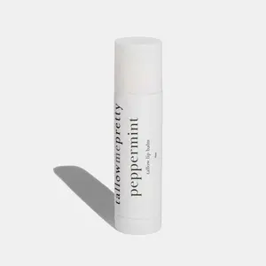 Peppermint Lip Balm - Organic Oil, Nourishing Formula for Skincare Comfort Soothing