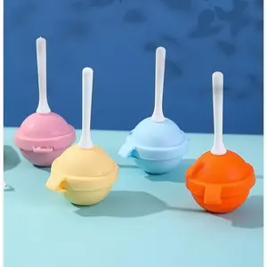 Four-Color Creative Lollipop & Popsicle Mold — Compact, Easy-Release Silicone Freezer Mold (Ideal for Summer)