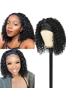 14 inch women's short Bob curly wig, deep rolled synthetic wig, daily use, Lolita wig, with heat-resistant fiber