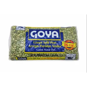 Green Split Peas, 16oz (Arvejas Partidas Verdes, Green Matar Dal)