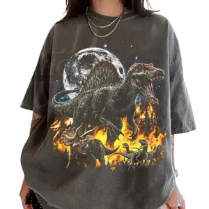 Vintage Dinosaur 90s Comfort Color T-Shirt, Retro Jurassic Spinosaurus Tee, Dino Gifts, Trending Shirt