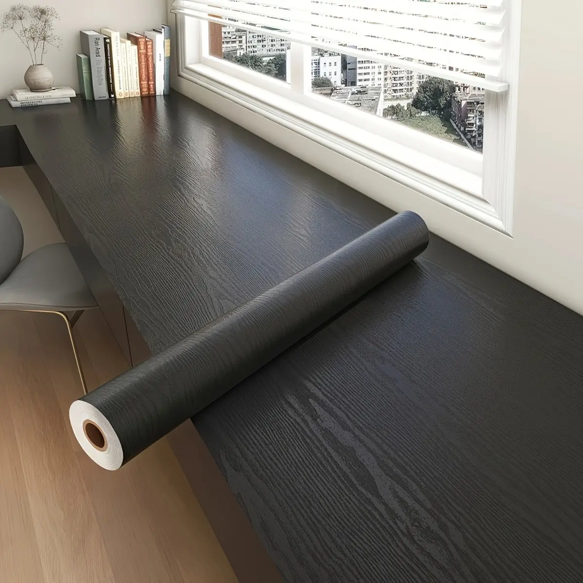 Thick Wood Grain Contact Paper Self Adhesive Waterproof Oil Proof Heat Resistant Peel and Stick Wallpaper for Countertops Cabinets Desk Furniture