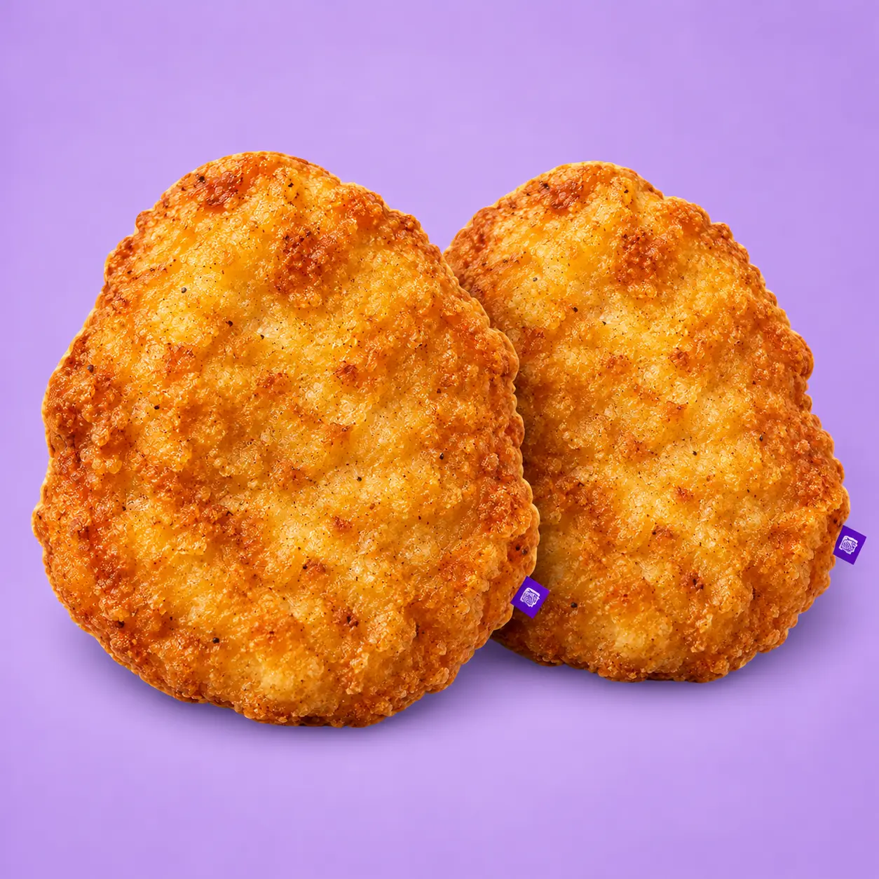 Chicken Nugget Pillow Bundle (2-Pack) | All About Vibe – Cute Life-Like 3D Nugget Throw Pillows | Soft & Huggable, Funny Foodie Gift, Cozy Couch & Bed Decor, Made in USA