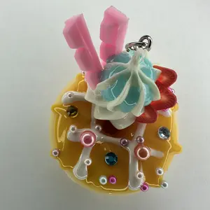 The SnapBliss Donut Charm Yellow , Fun Clip-On Charms for SnapBliss Cup Bracelets, Personalize Your Tumbler (or Any Drinkware) with Unique, Trendy, Interchangeable Accessories and Charms. Mug Bottles ideal holiday