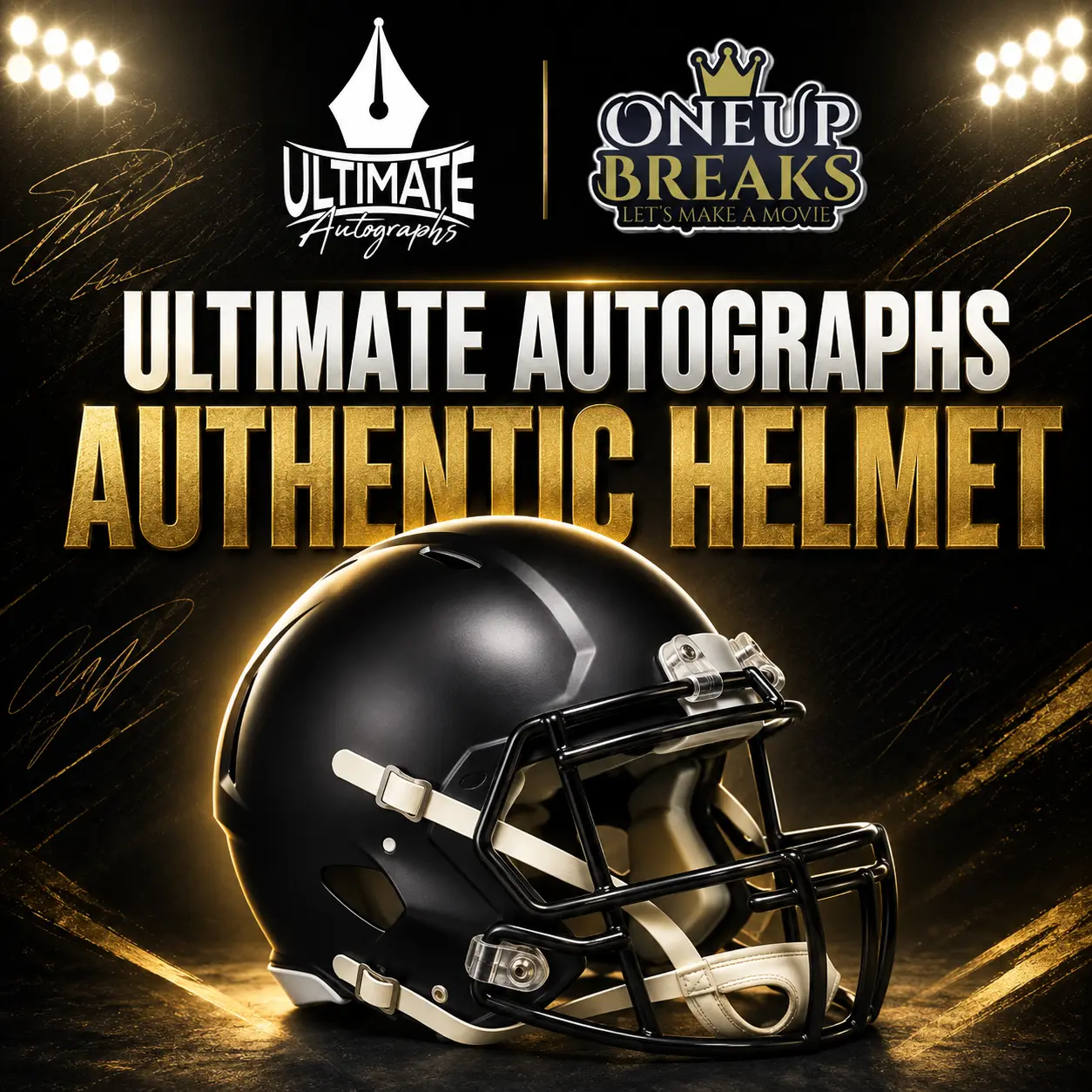 #3145 - Ultimate Autographs Authentic Full Size Helmet