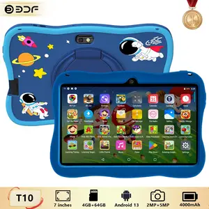 7 Inch Kids Tablet PC, Learning Entertainment Tablet, Quad Core 1.3ghz Android 13 Mtk8321, 1gb RAM 64GB ROM, IPS Screen, WiFi Parental Control, Educational Games, Android Tablets