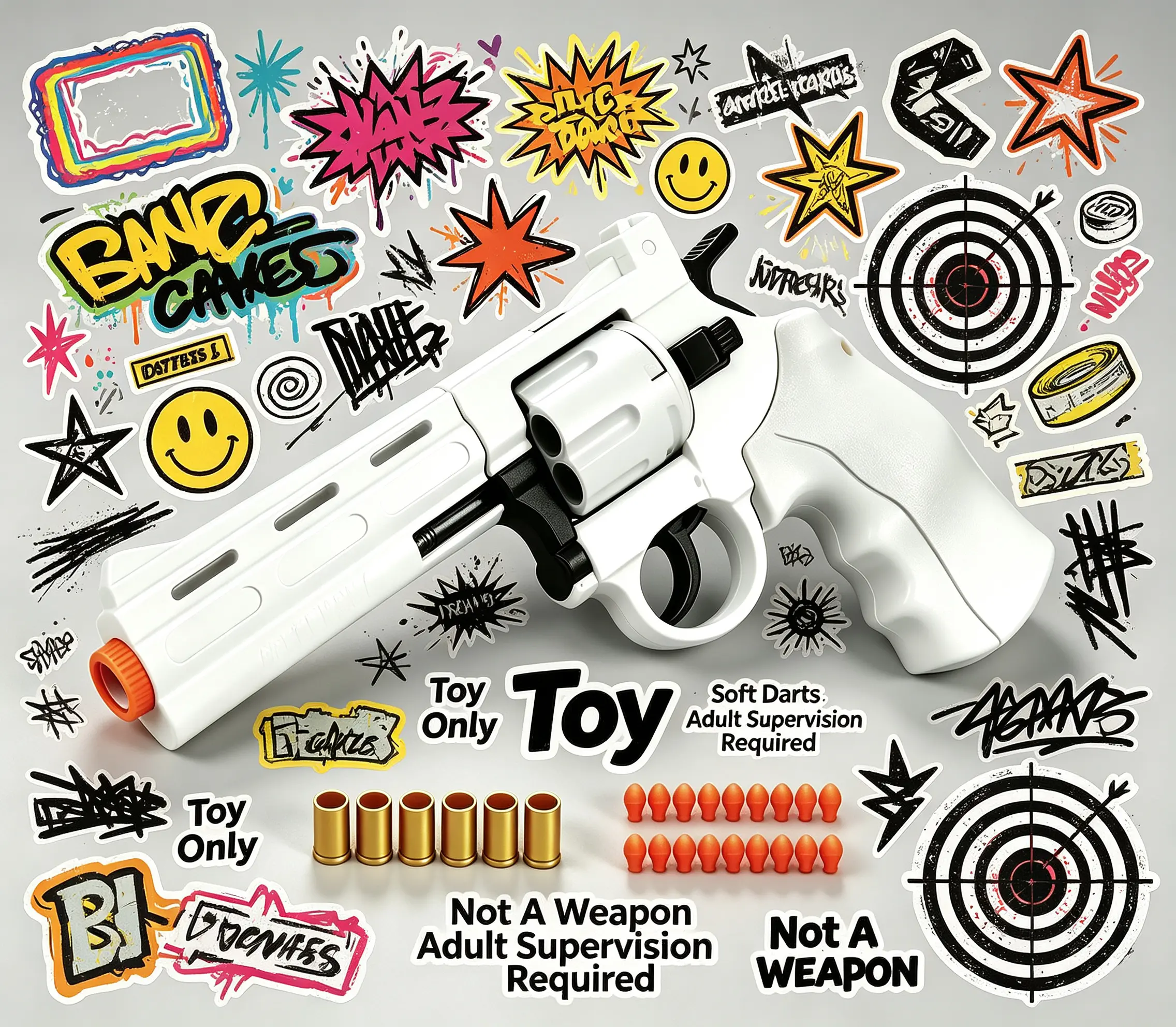 Mechanical Assembly Model Toy Blaster Set for Teens, Full-Accessories Soft Foam Interactive Play Kit, Creative Birthday Gift for Ages 12+