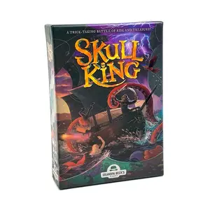 Pirate King Power Summit Duel Theme Desktop Collectible Card Game, Card Collectibles, Skeleton Captain vs Mermaid Duel Cards, Family and Friends Gathering Carnival Easter New Year Party Treasure Hunt Carnival Social Competitive Board Game