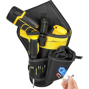 Drill Holster,Heavy-Duty  Holster for Tool Belt,Drill Holder,Drill Pouch Fits  Drills
