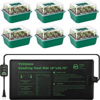 6-Pack 72-Cell with 10"x20.75" Heat Mat