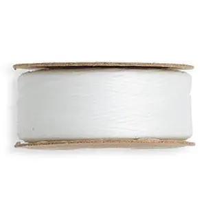 50TN112-B: Thread Nymo White Size F 43YD Bobbin 10 Pieces