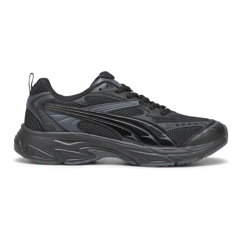 PUMA Mens Morphic Base Lace Up Sneakers Shoes Casual - Black