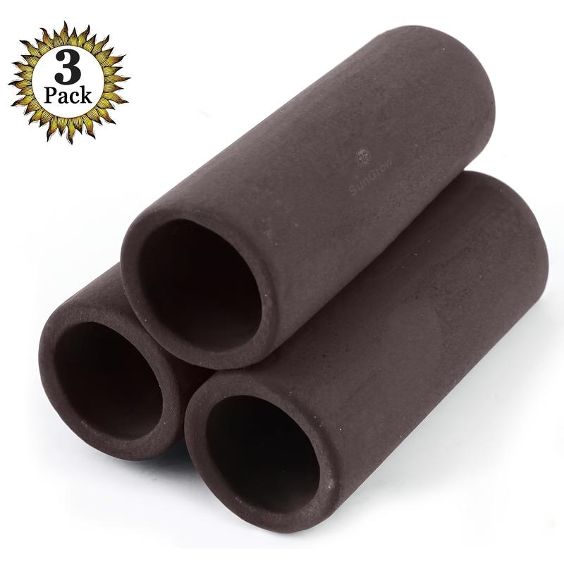 1 Piece 3-Hole Fish and Shrimp Shelter Tube, Clay Tube Aquarium Shrimp Cave Feeder Fish and Shrimp Feeder Tube Aquarium Fish Tank Tube Shelter Tube Fish Tank Shelter Decoration Hideaway Tube