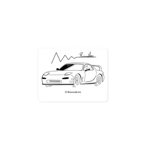 Revvedline RX7 Bubble-Free Stickers