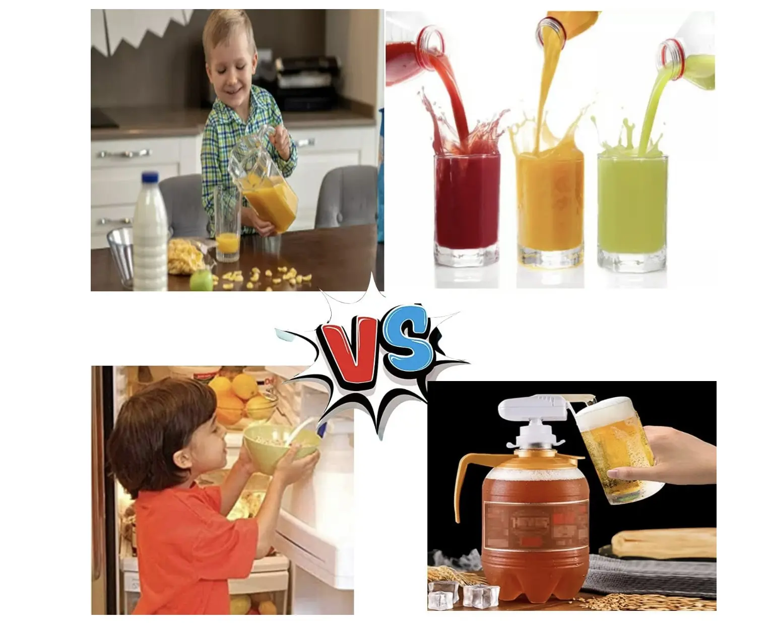 2 Pack Liquid Drink Dispenser for Easy Beverage Dispensing - Drinkware