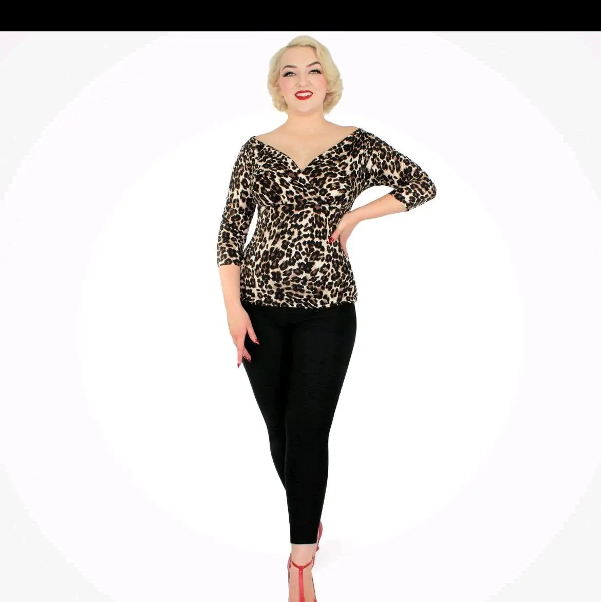 Pin Up Pants, Black Pin Up High Waist Cigarette Pants