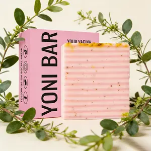 BISUTANG 》Feminine Care Soap Set – 3PCS / 2PCS Rose & Mint Essential Oil Body Soap, Refreshing & Nourishing Cleanse with Avocado, Olive, Peppermint & Tea Tree Oils, Biodegradable Formula