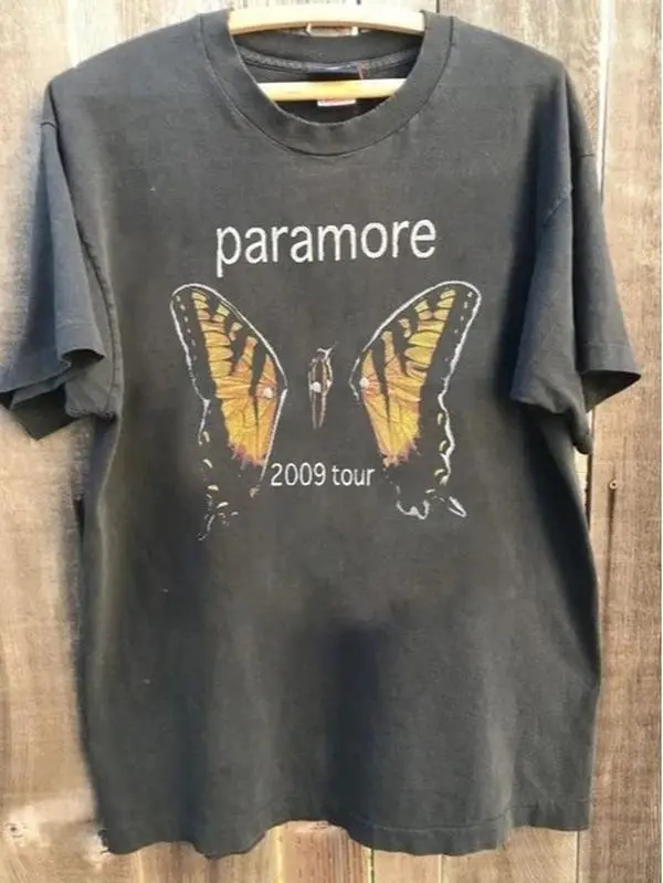 PARAMORE Tour 2009 Shirt Unisex Black, Gift For Fan