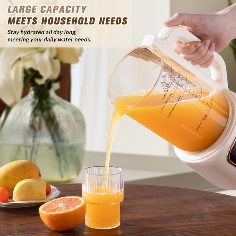 8 in 1 Automatic Nut Milk Maker with 12 Blades, 50oz Almond Soy Milk Machine, Juice,Soy Milk Machine with Delay Start,Boil Water,Keep Warm& Auto Clean,for Valentine’s Day Gift