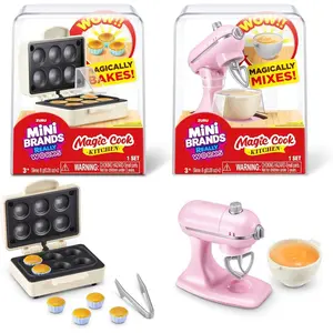 Really Works Magic Cook Kitchen Capsule Series 1 Cupcake Maker & Mixer Set by ZURU, Capsules of Miniature Real Working Kitchen Appliances, Non-Edible Collectible Toy Mystery Capsule