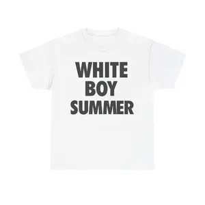 WHITE BOY SUMMER SHIRT - Man Menswear Oversized Tshirt Streetwear Casual Classic Cotton Shortsleeve