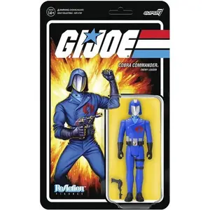 G.I.-Joe - Super7/Reaction Figure - Wave 1 - (3.75 Inch) Cobra Commander - Cobra Leader