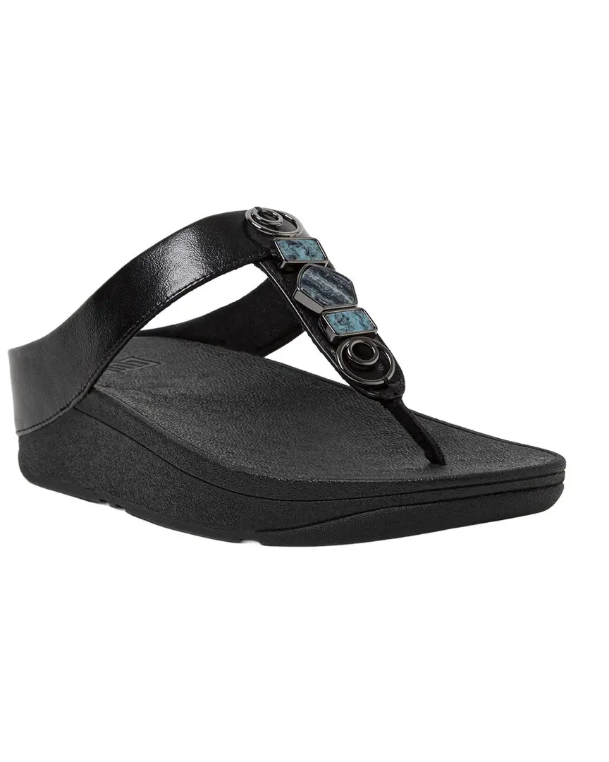 FitFlop Jewelstone Leather Sandal