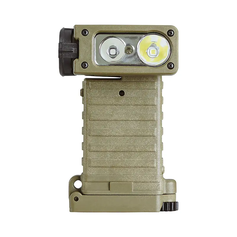 Streamlight STL14801 Sidewinder X Military Multi-Fuel Right-Angle LED Tactical Flashlight, 185-Degree Tilting Head, Gear Clip, Handheld Bright Portable LED Tactical Light, Handheld Bright Flashlight