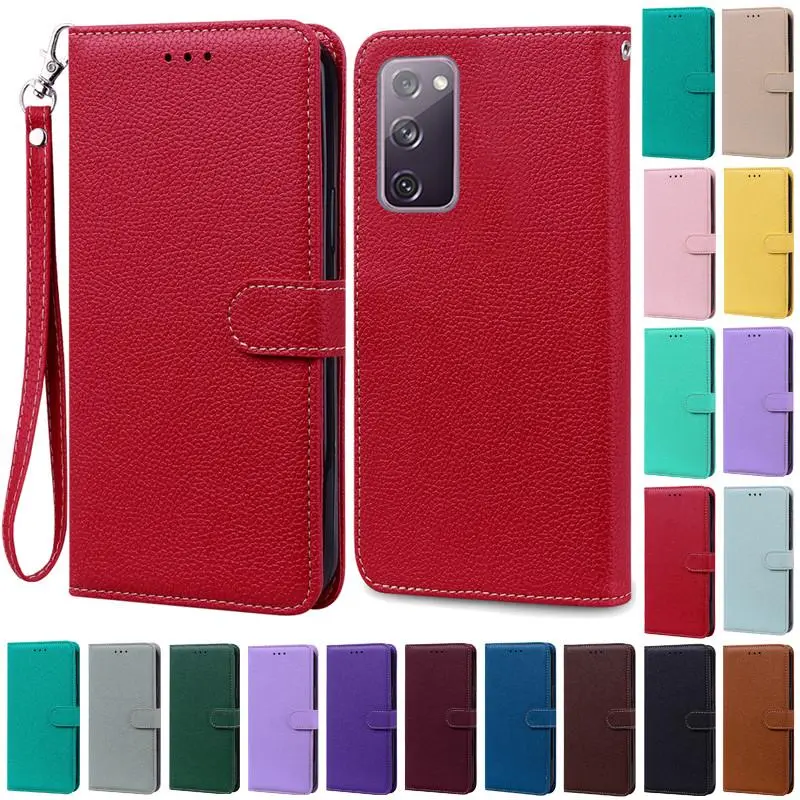 S20/S20 Plus/S20 FE Case For Samsung Galaxy S20 Case S20+ Ultra Leather Flip Wallet Case For Samsung S20 FE S 20 Plus Phone Case