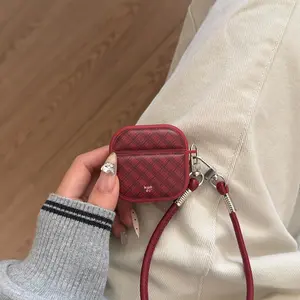 Diamond Pattern Bluetooth-compatible Earphone Case for AirPods 4 & Pro Series, Compatible with AirPods 1/2/3/4/pro/pro2/pro3