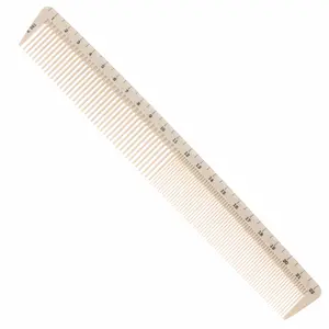 Professional Haircut Comb with Precision Size Markers, Anti-Static Abs Material, Ideal for Salon, Home, and Barbers, Layer Trimming Design