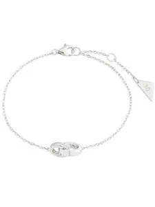 Sterling Silver Keilani Lock Link Bracelet