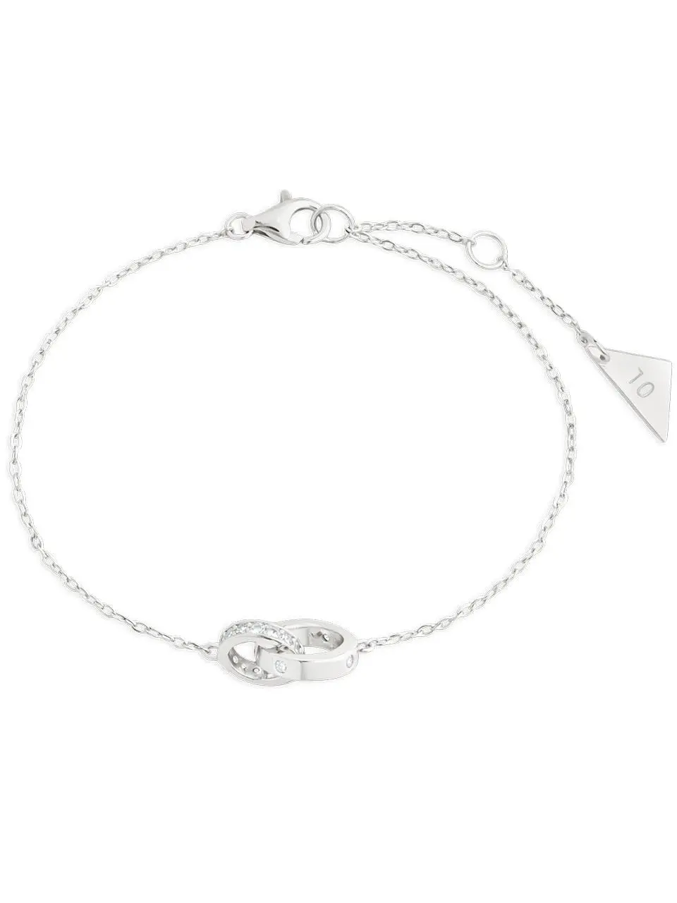 Sterling Silver Keilani Lock Link Bracelet