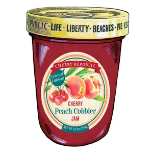 Cherry Peach Cobbler Jam