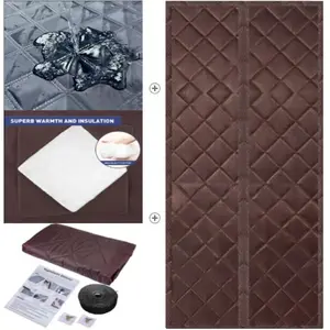 Winter Door Curtain, Thickened Home Edition, Windproof & Insulated, Magnetic Design, Waterproof, Noise Reduction, Easy Installation