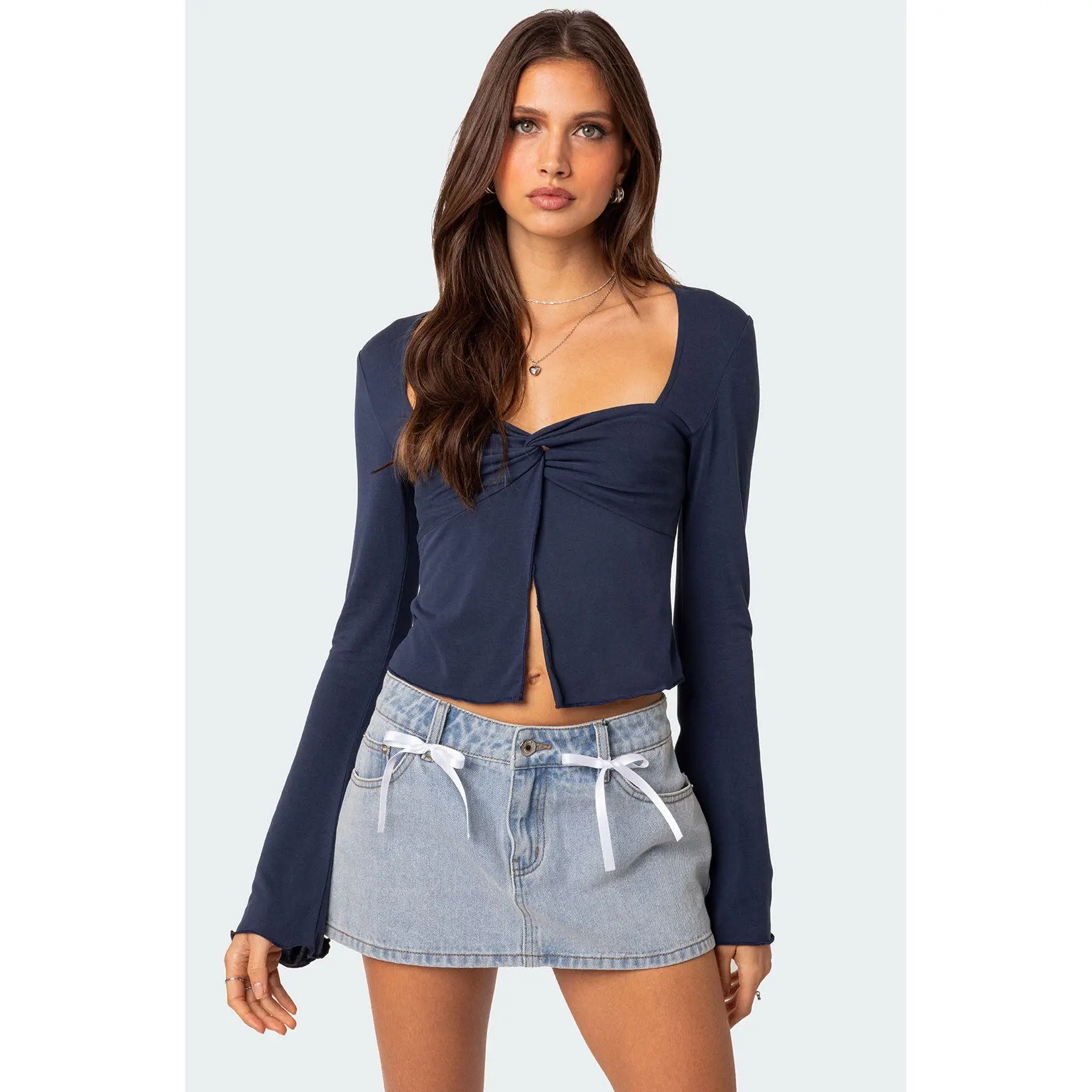Maxine Twist Front Top