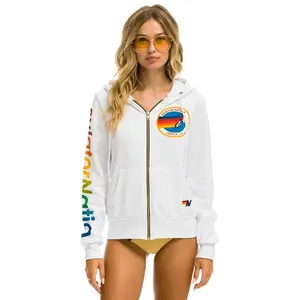 AVIATOR NATION HOODIE - WHITE