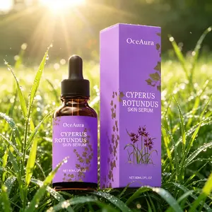 OceAura Cyperus Rotundus Oil Serum - Natural Hair Growth Inhibitor & Strawberry Legs Treatment - Post-Hair Removal Skin Repair Serum with Vitamin E & Olive Oil - Soothing & Hydrating for Sensitive Skin - 2 fl oz