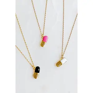 Happy Pill Necklace Happy Pill Necklace